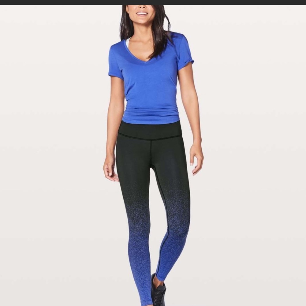 Lululemon WUNDER UNDER HI-RISE TIGHT (OMBRE SPECKLE) *FULL-ON LUON 28"